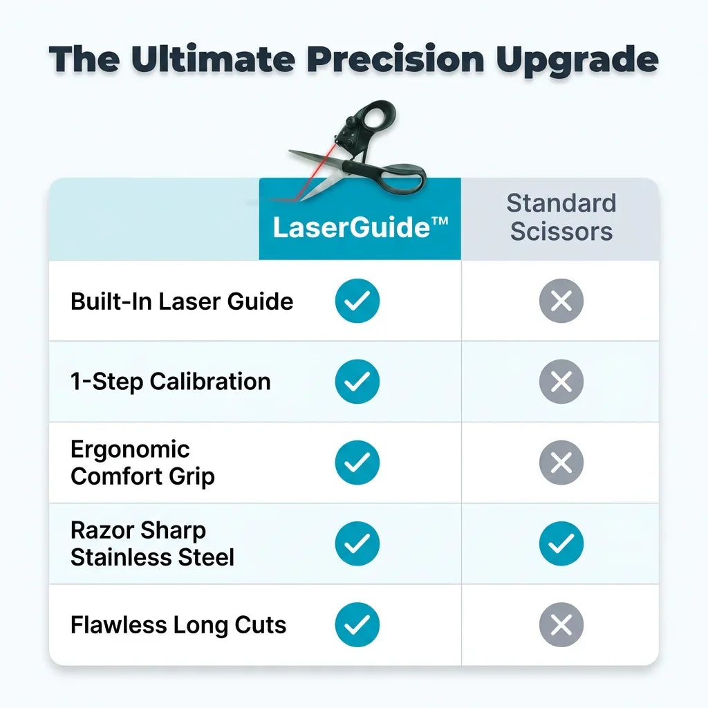 LaserGuide™ - Laser-Guided Metal Scissors