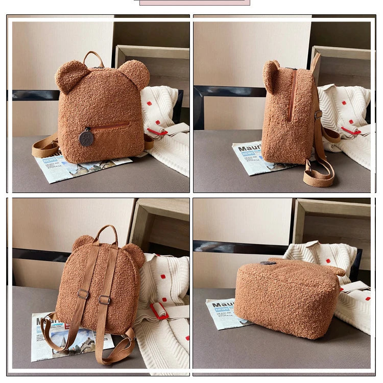 CozyBear™ Personalized Plush Backpack