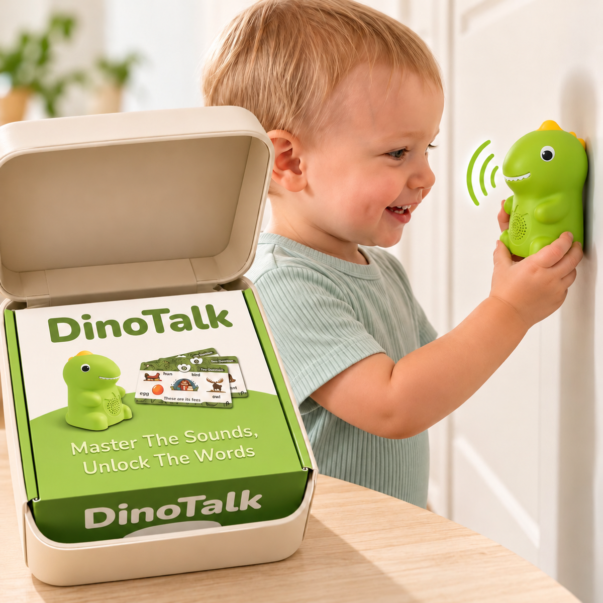 DinoTalk™ Talking Learning Buddy — Makes Learning Feel Like Play 🦖📚