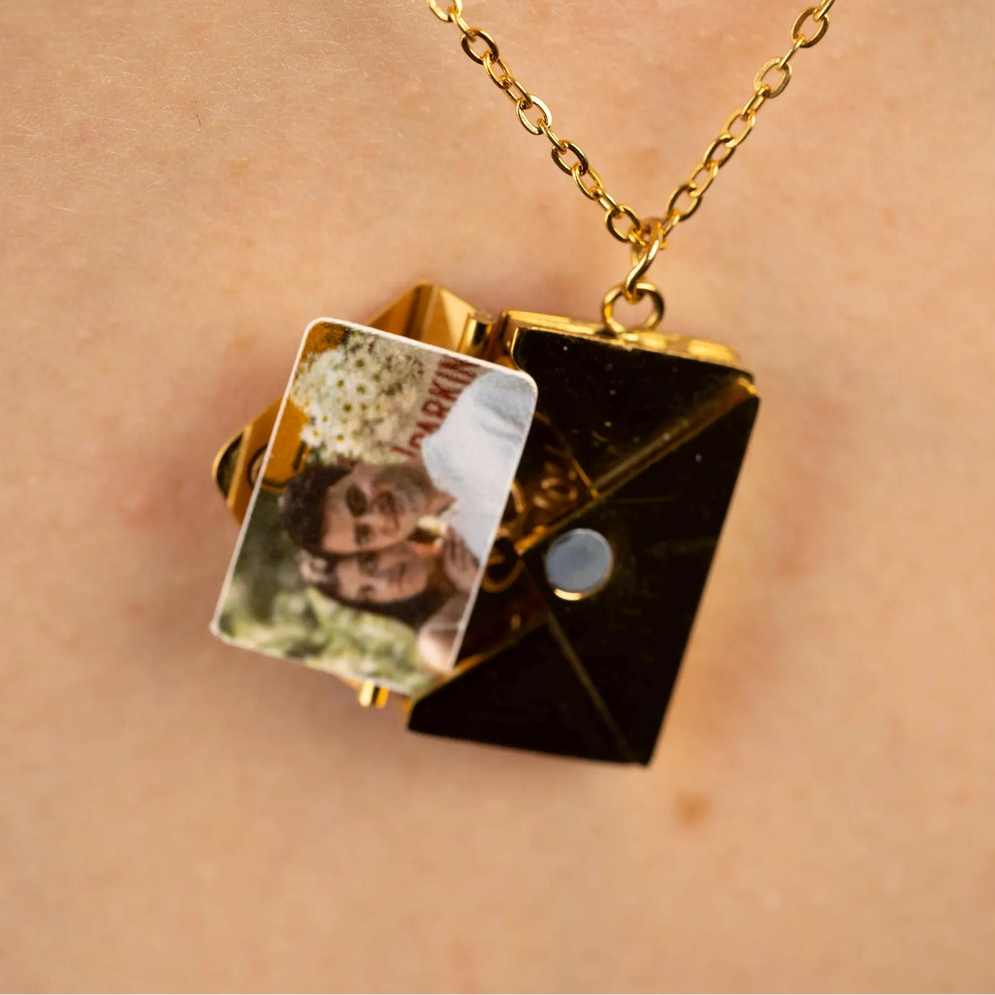 Envelope Photo Necklace l LAST CHANCE