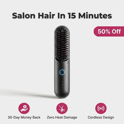 GlamBrush Pro™ - Smooth, Sleek, and Styled in Minutes
