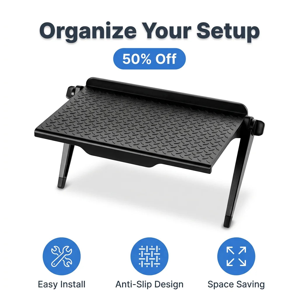 EasyRack™ - Adjustable TV & Monitor Shelf