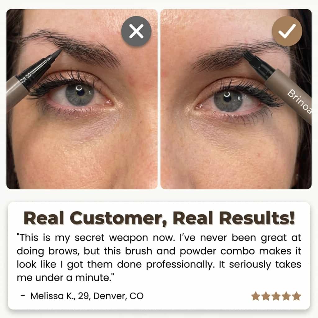Waterproof Microblading Eyebrow Pen - Smudge-proof 12-hour wear