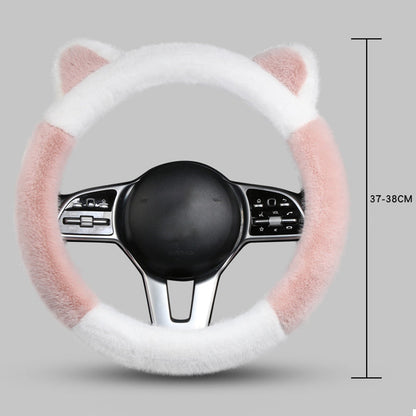 Plush Cat Ear Steering Cover™ — Cozy Your Grip, Command the Road with Style and Confidence