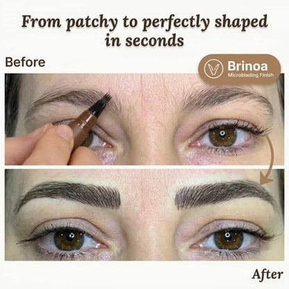 Waterproof Microblading Eyebrow Pen - Smudge-proof 12-hour wear