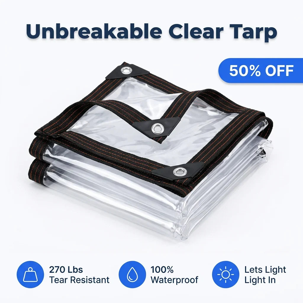 RainBlock™ - Transparent Weather Protection for Gardens & Patios