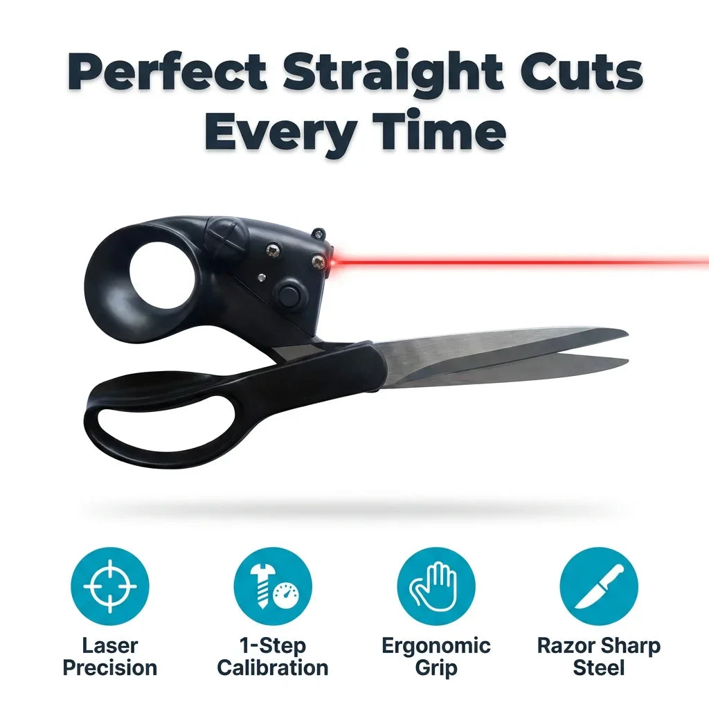 LaserGuide™ - Laser-Guided Metal Scissors
