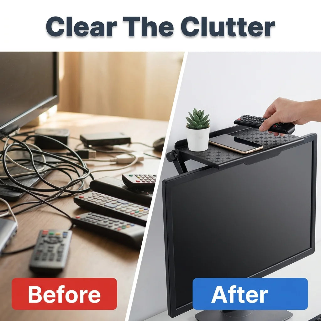 EasyRack™ - Adjustable TV & Monitor Shelf