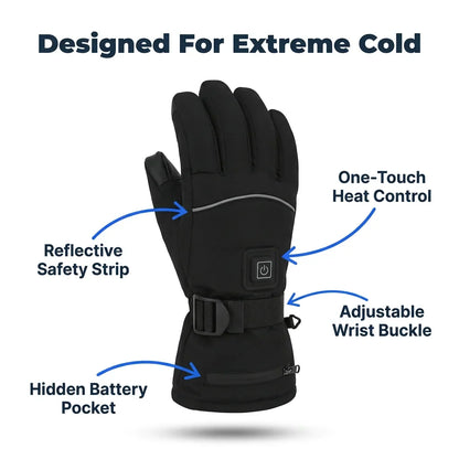 ThermoFit™ - Heated gloves with 3 adjustable heat levels