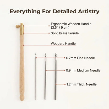 TamburiCraft™ - Ergonomic Tambour Needle Set
