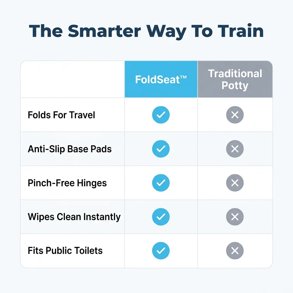 FoldSeat™ - Portable and Foldable Potty Training Seat for Travel