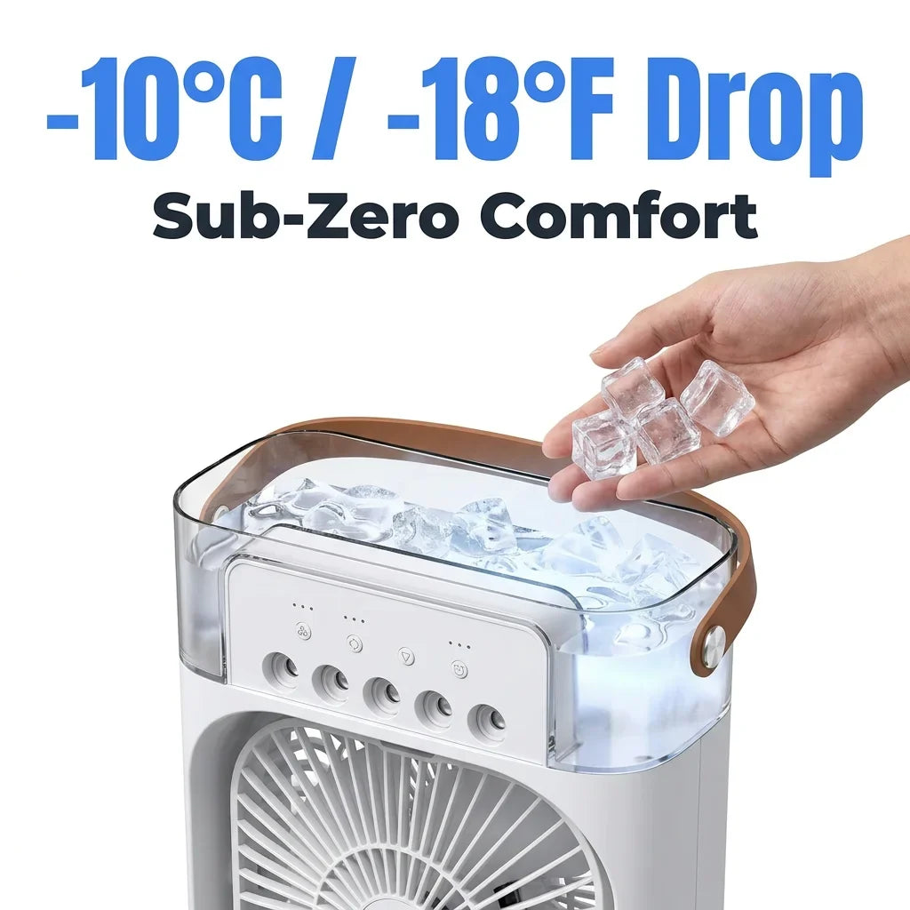 AquaBreeze™ - Compact Desk Air Cooler