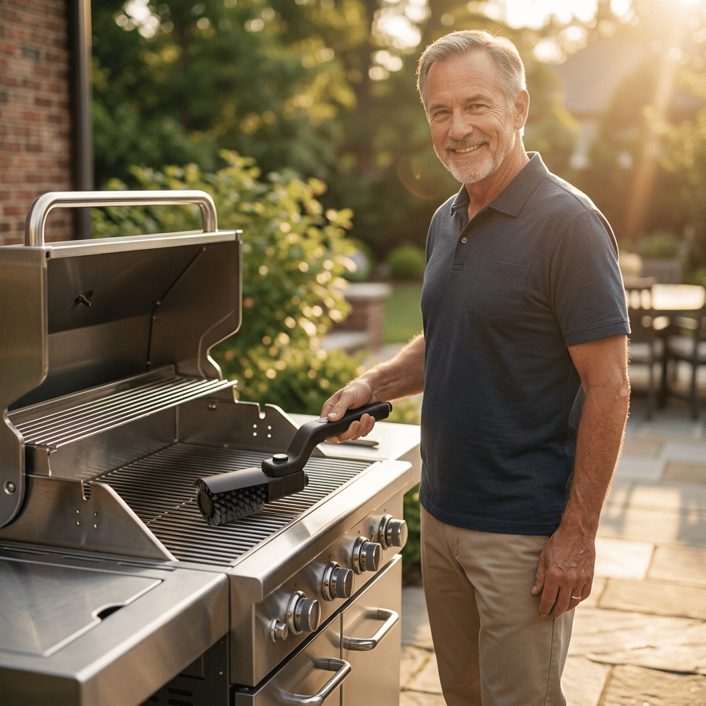 GrillMaster Pro™ - Effortless Grill Cleaning in Seconds