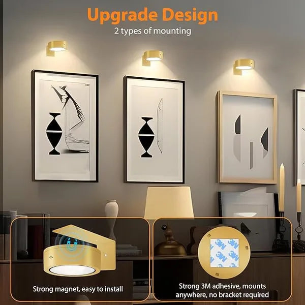 Magnetic LED Art Light l 1+1 FREE