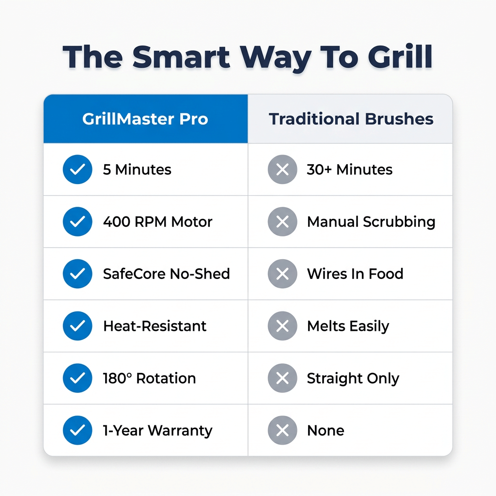 GrillMaster Pro™ - Effortless Grill Cleaning in Seconds