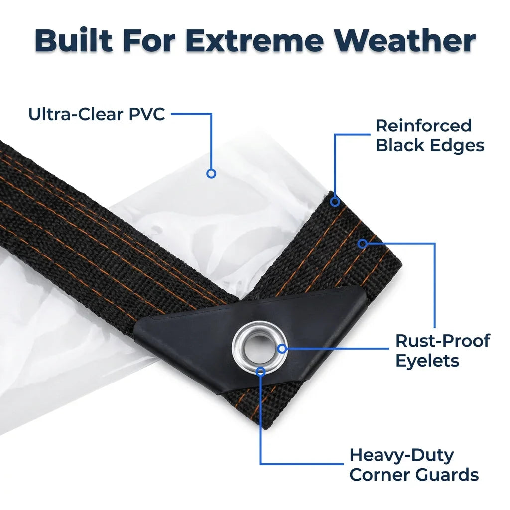 RainBlock™ - Transparent Weather Protection for Gardens & Patios