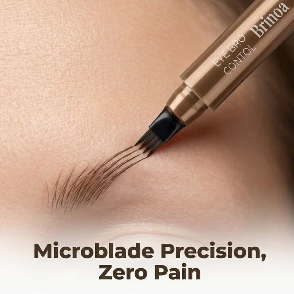 Waterproof Microblading Eyebrow Pen - Smudge-proof 12-hour wear