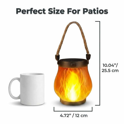 The EverFlame Solar Lantern - A Perfect Flame, Every Night