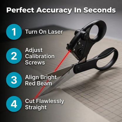 LaserGuide™ - Laser-Guided Metal Scissors