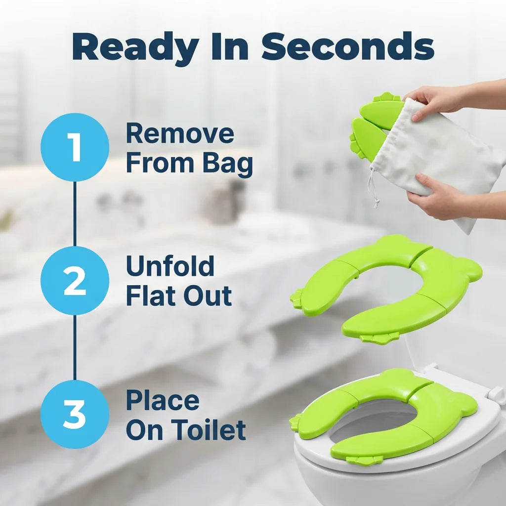 FoldSeat™ - Portable and Foldable Potty Training Seat for Travel