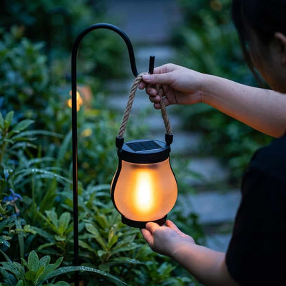 The EverFlame Solar Lantern - A Perfect Flame, Every Night