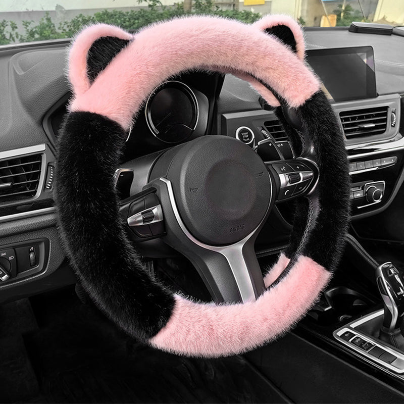 Plush Cat Ear Steering Cover™ — Cozy Your Grip, Command the Road with Style and Confidence