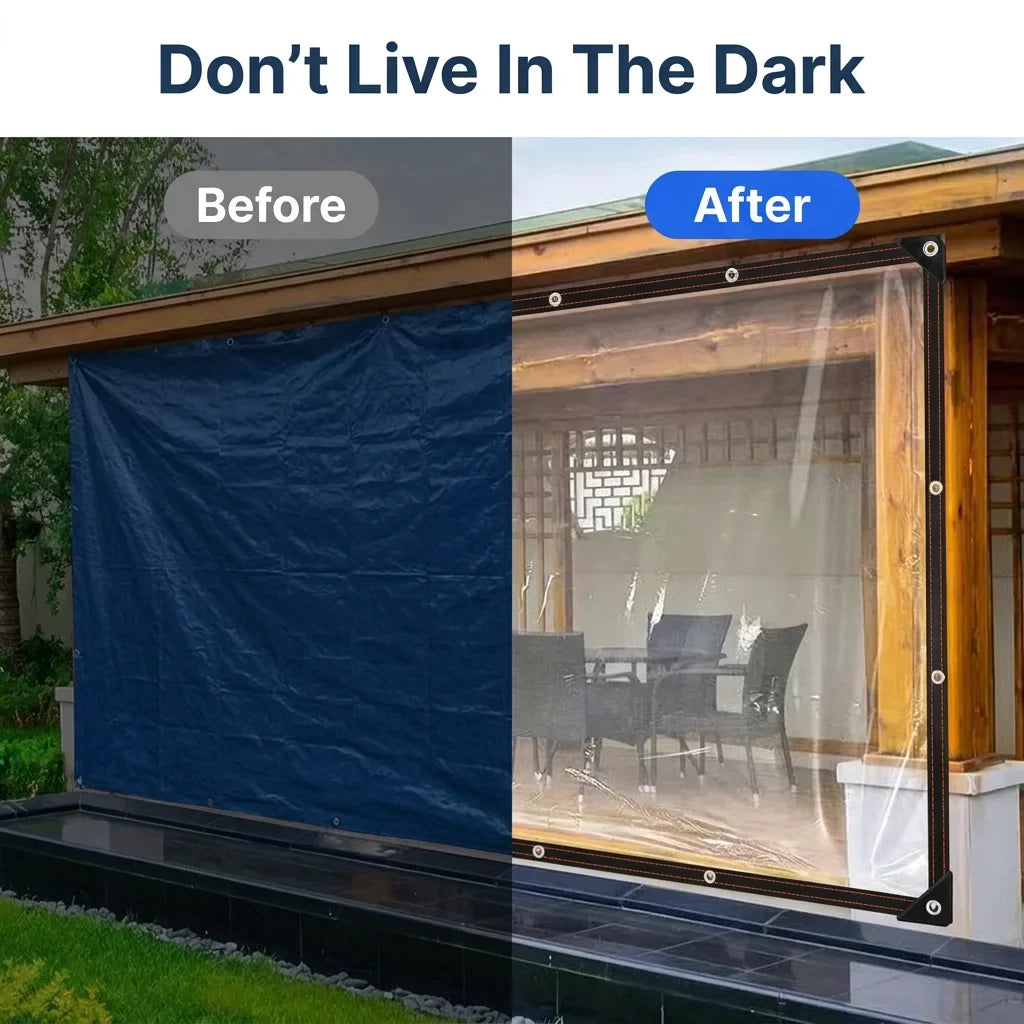 RainBlock™ - Transparent Weather Protection for Gardens & Patios