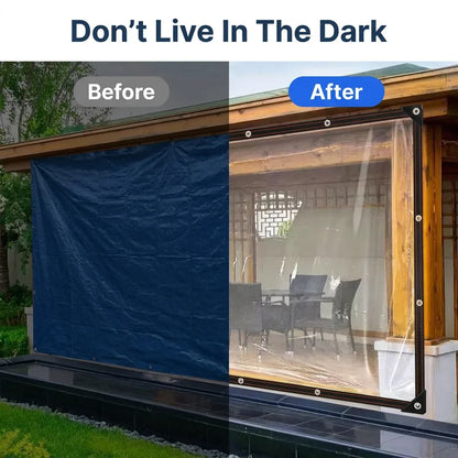 RainBlock™ - Transparent Weather Protection for Gardens & Patios