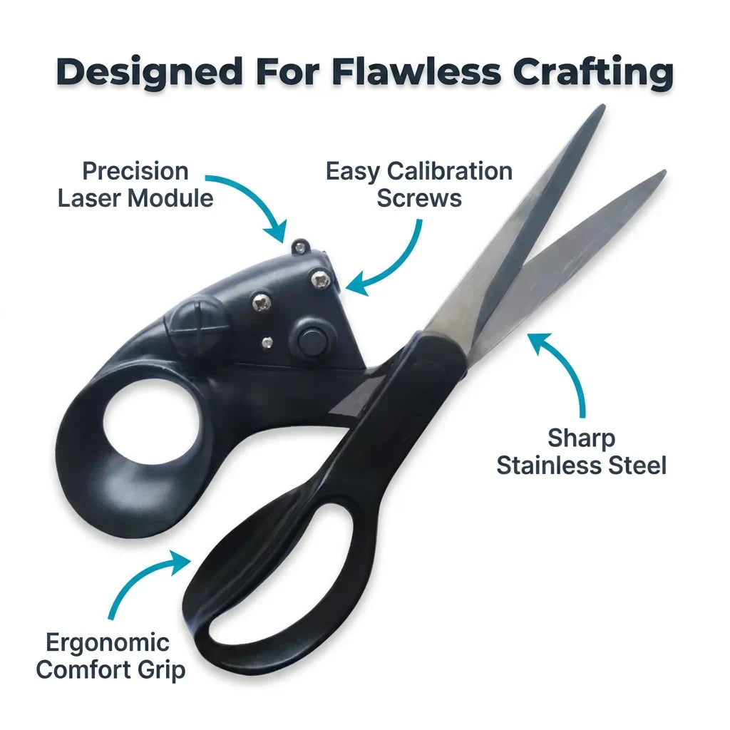 LaserGuide™ - Laser-Guided Metal Scissors