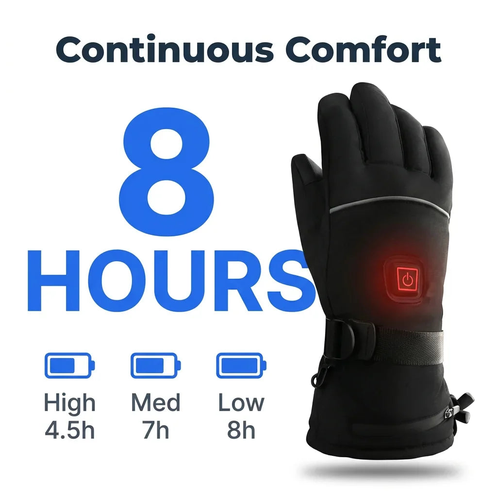 ThermoFit™ - Heated gloves with 3 adjustable heat levels