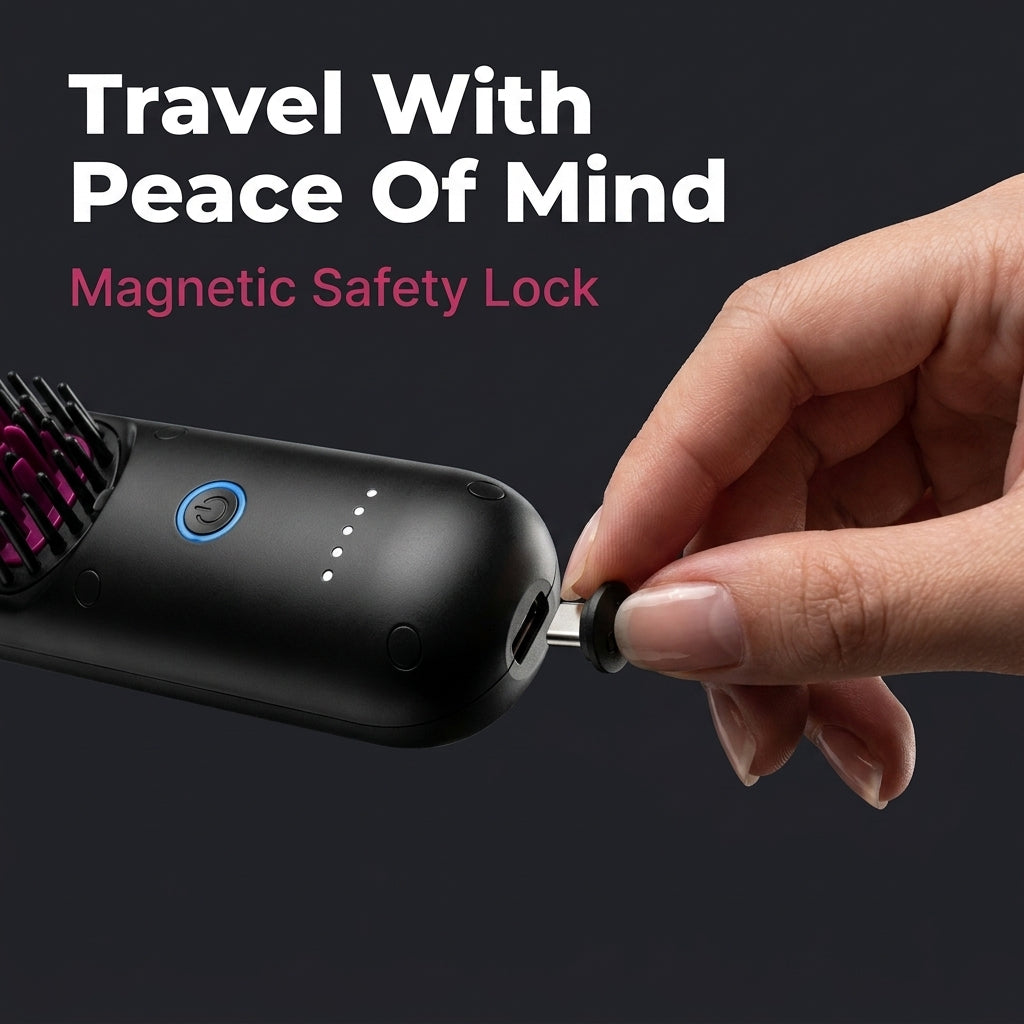 GlamBrush Pro™ - Smooth, Sleek, and Styled in Minutes