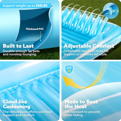 Inflatable Tanning Lounger