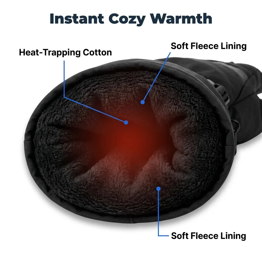 ThermoFit™ - Heated gloves with 3 adjustable heat levels