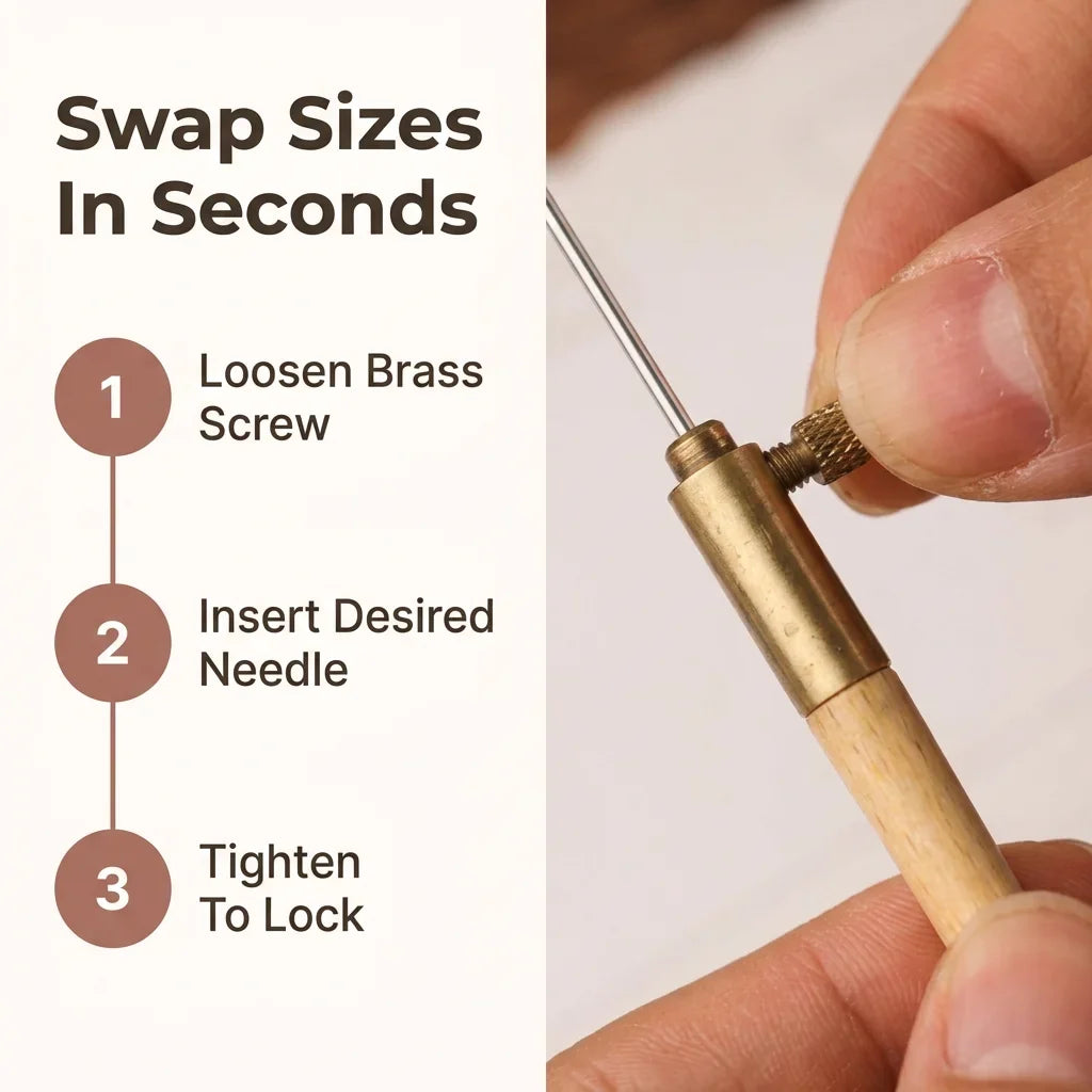 TamburiCraft™ - Ergonomic Tambour Needle Set