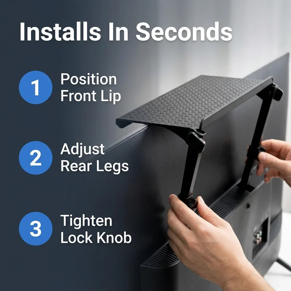 EasyRack™ - Adjustable TV & Monitor Shelf