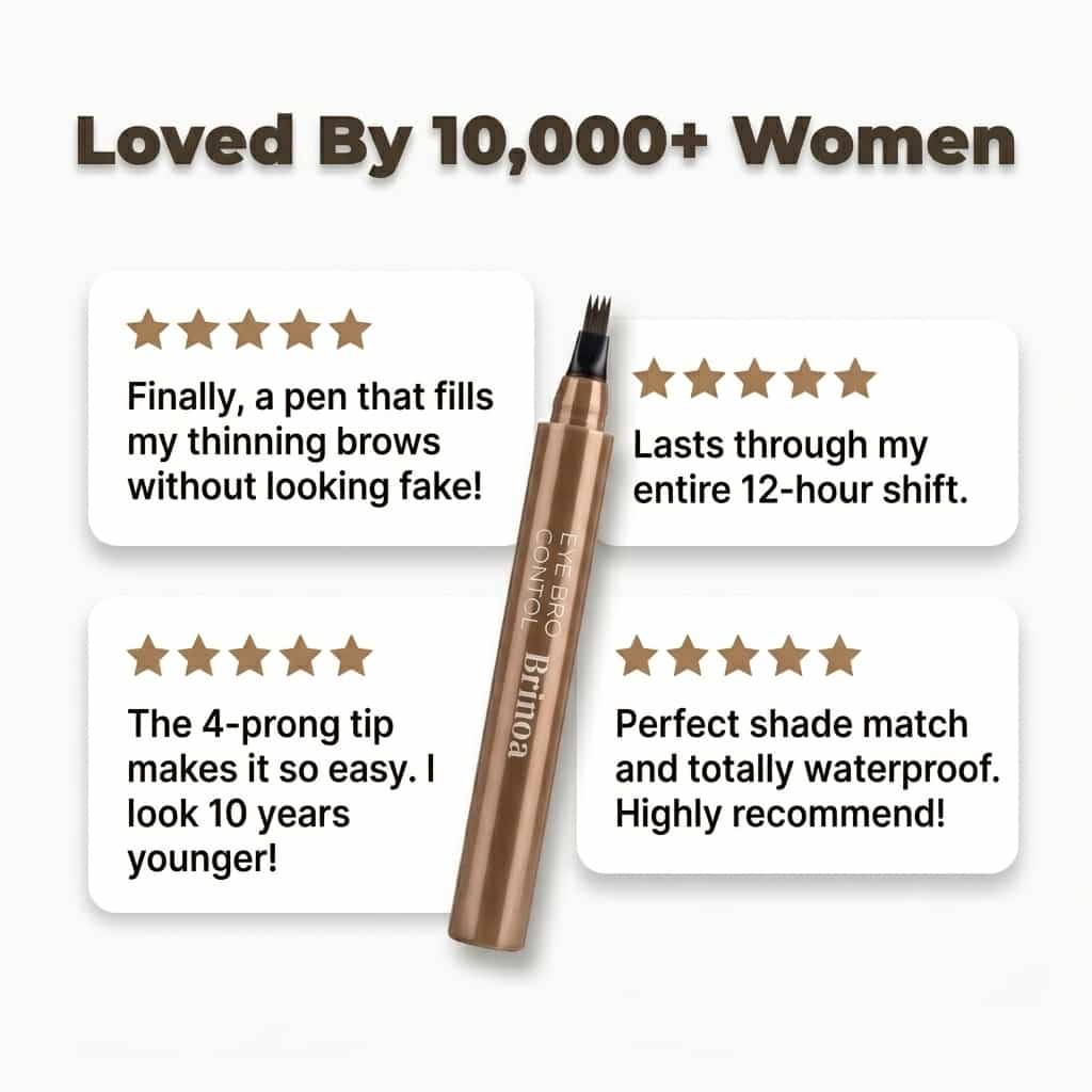 Waterproof Microblading Eyebrow Pen - Smudge-proof 12-hour wear