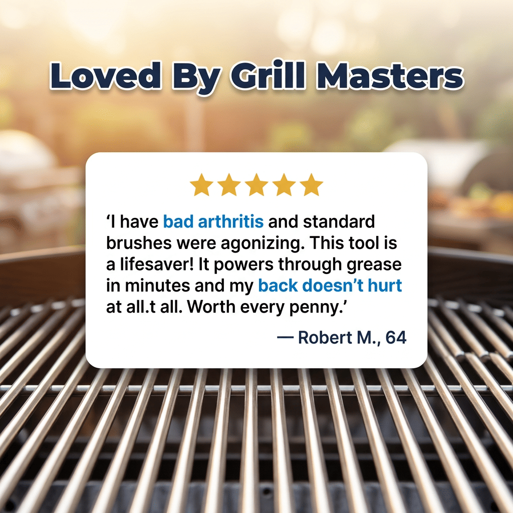 GrillMaster Pro™ - Effortless Grill Cleaning in Seconds