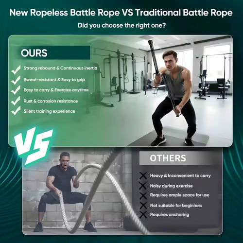 Vetrax Ropes — Compact Full-Body Training Ropes with Ergonomic Handles