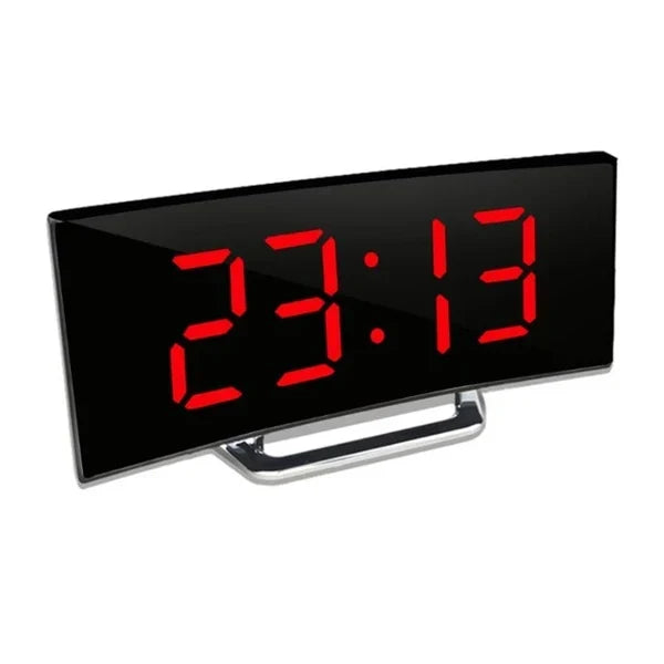 EasyTime™ - Bedside Alarm Clock with Auto-Dimming Curved LED Display