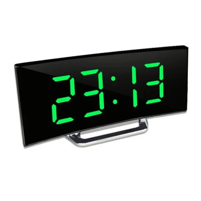 EasyTime™ - Bedside Alarm Clock with Auto-Dimming Curved LED Display