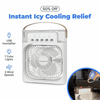 AquaBreeze™ - Compact Desk Air Cooler