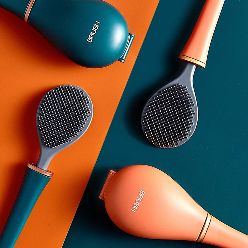 Silicone Toilet Brush - Hygienic Wall-Mount Design