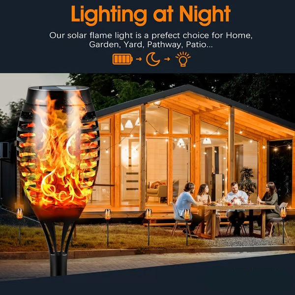 Solar Flicker Flame Torches
