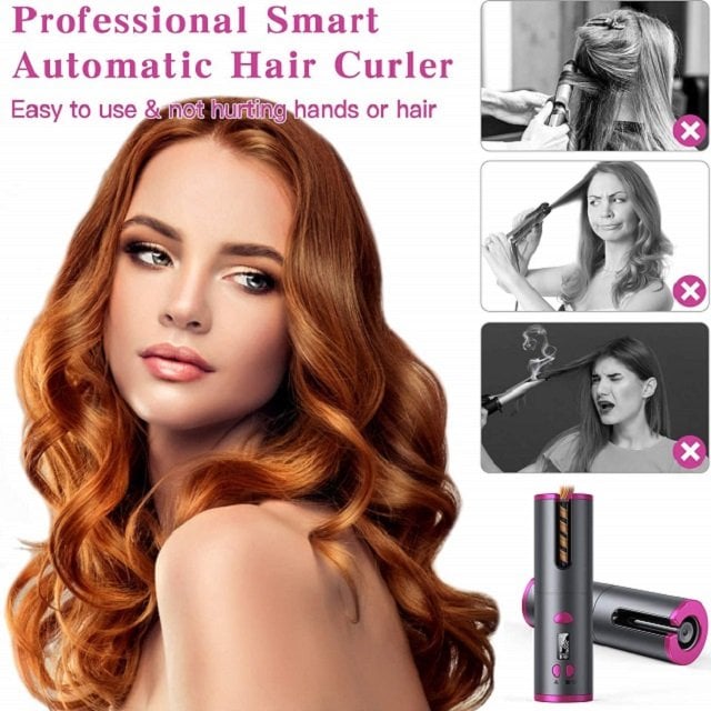 【LAST DAY - 50% OFF】Cordless Automatic Hair Curler