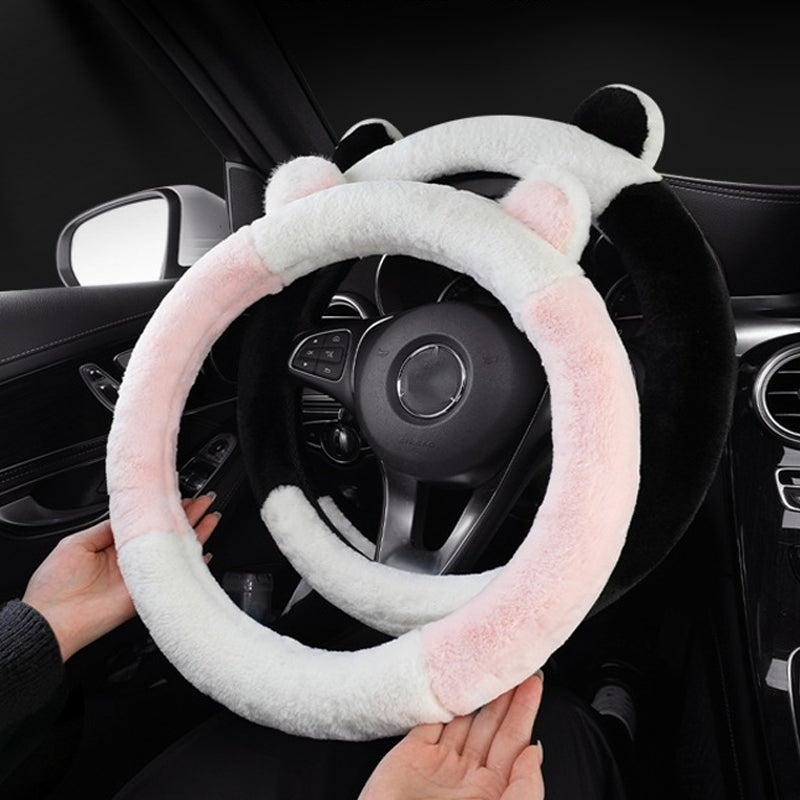 Plush Cat Ear Steering Cover™ — Cozy Your Grip, Command the Road with Style and Confidence