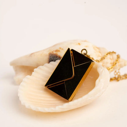 Envelope Photo Necklace l LAST CHANCE