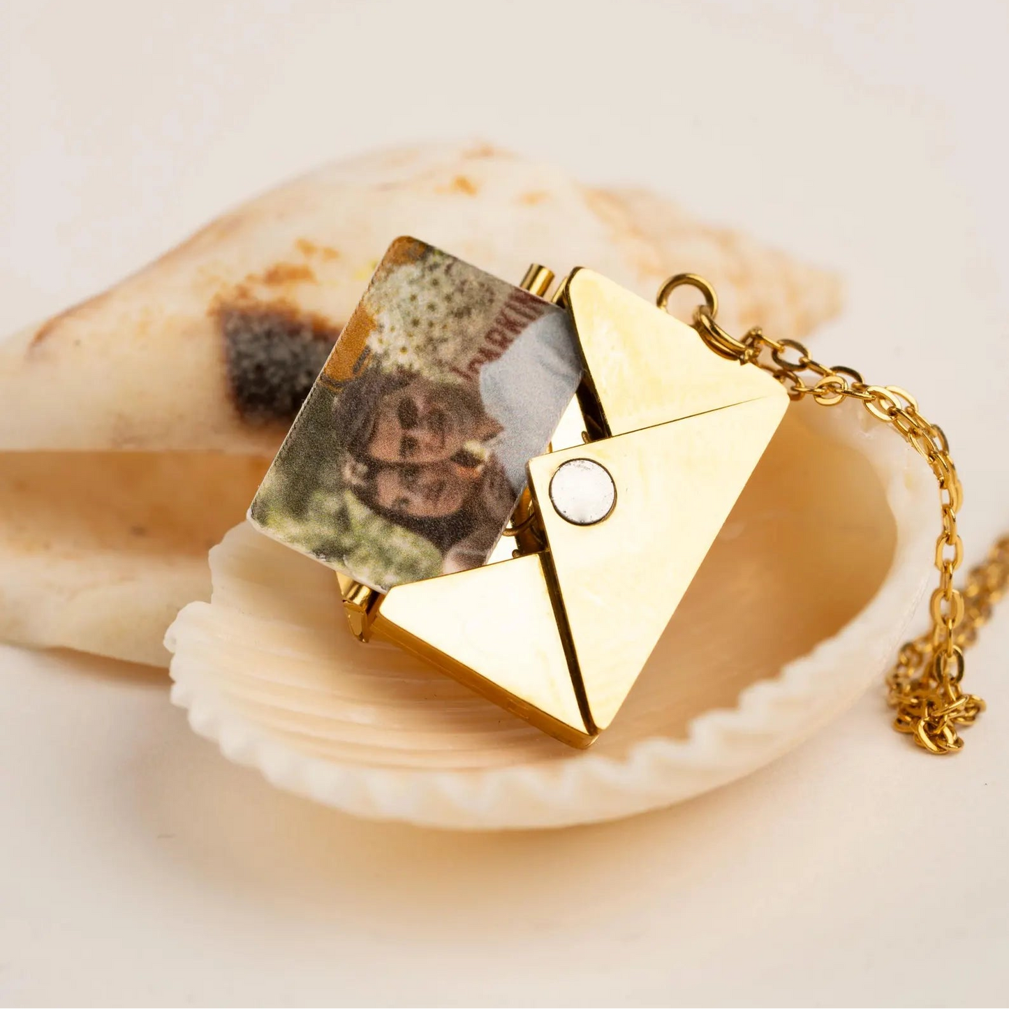Envelope Photo Necklace l LAST CHANCE