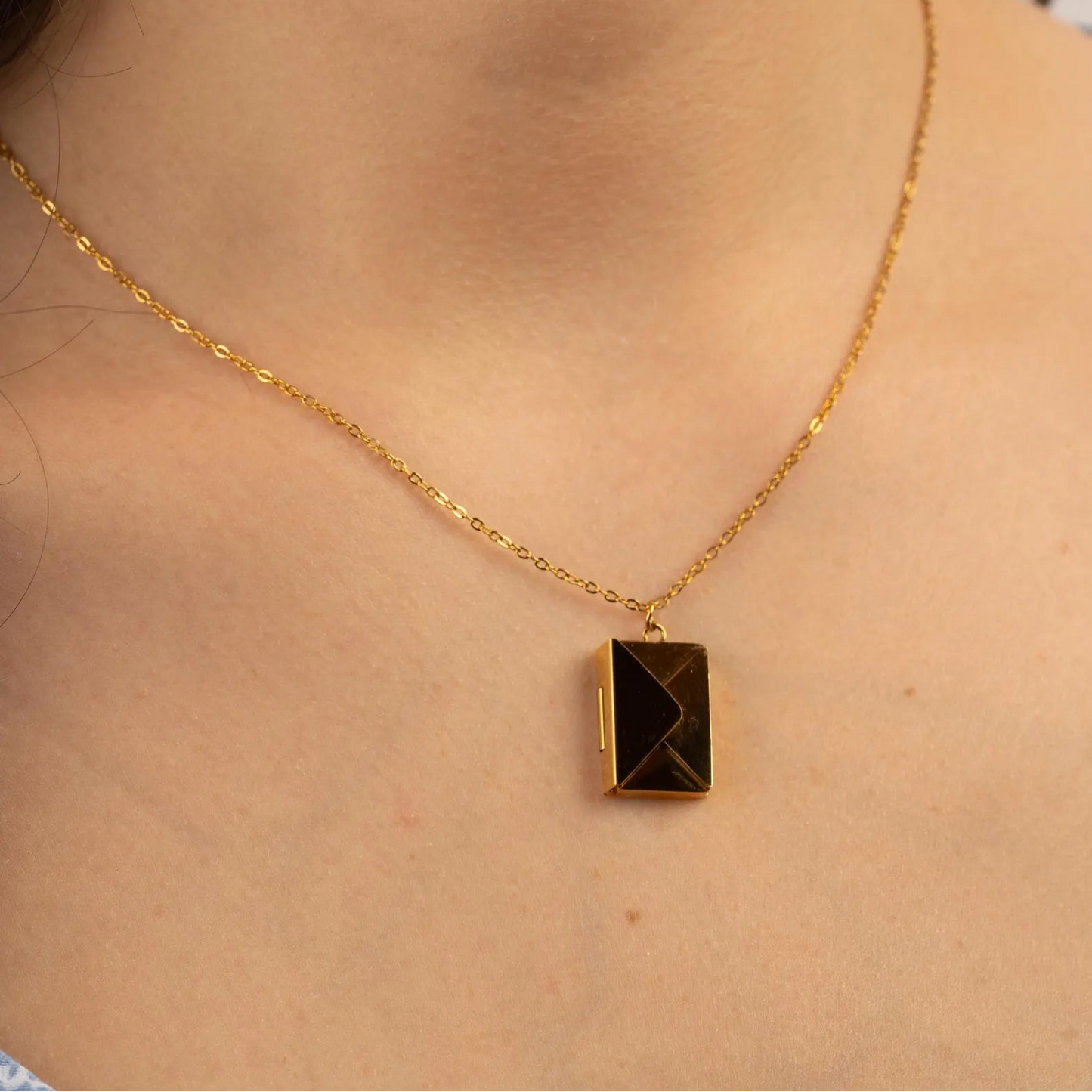 Envelope Photo Necklace l LAST CHANCE
