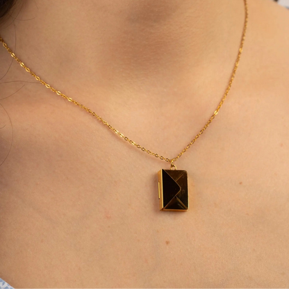 Envelope Photo Necklace l LAST CHANCE