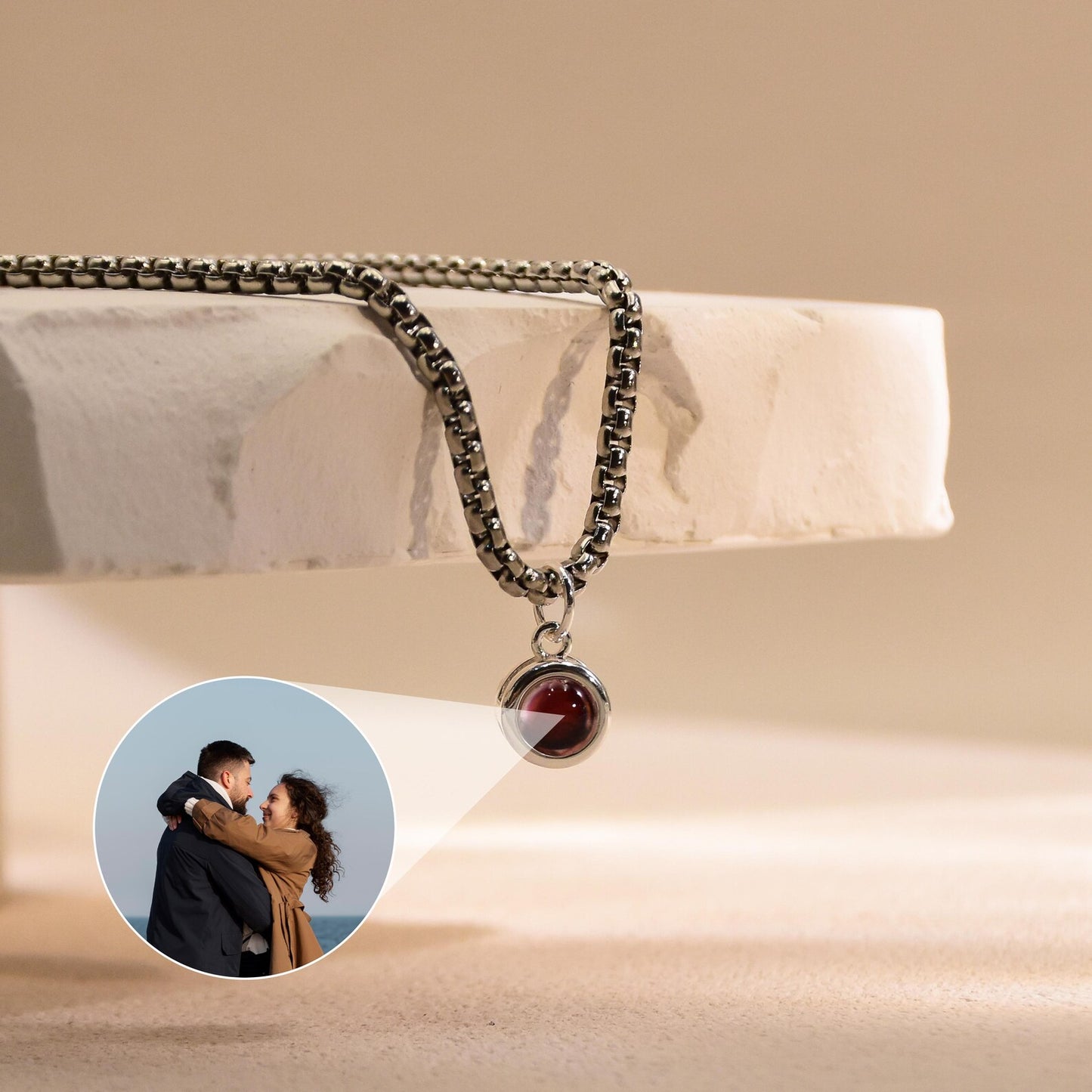 Photo Projection Necklace l LAST CHANCE